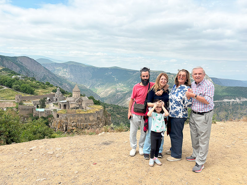 We saw old mosatries, this one is called Tatev. Click on the image to see a larger photo