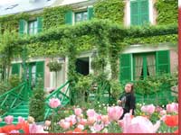Claude Monet's house and colourful gardens