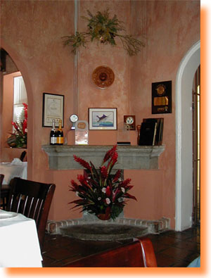 Fireplaces, 2nd floor, in the corner - click to see larger image