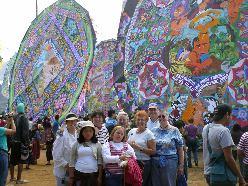 Spectacular kites in Sumpango ... please click to see a larger image of this photo